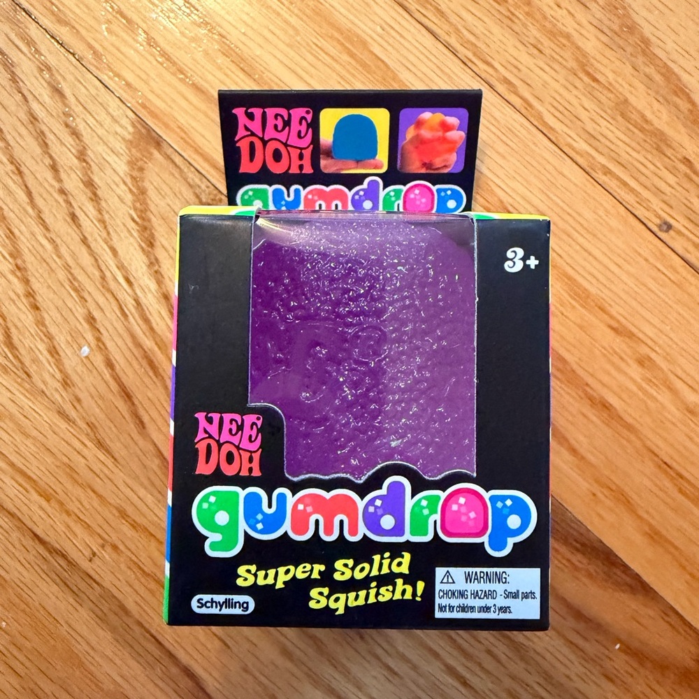 Gumdrop Super Solid Squish! Purple Kids Toy